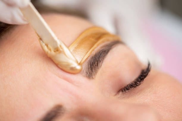 Eyebrow waxing